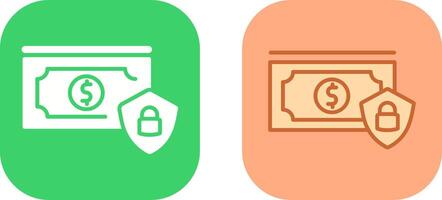 Secure Money Icon Design vector