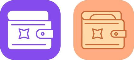 Wallet Icon Design vector