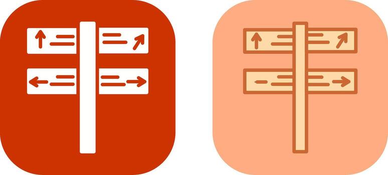 Direction Icon Design vector