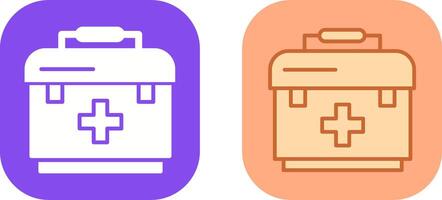 First Aid Bag Icon Design vector