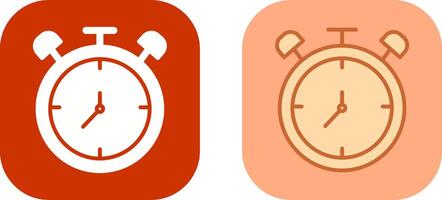 Large Clock Icon Design vector