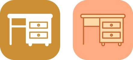 Table with Drawers I Icon Design vector