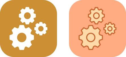 Multiple Cogwheels Icon Design vector