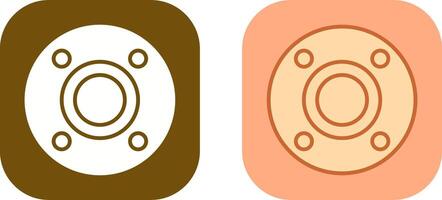 Flange Icon Design vector