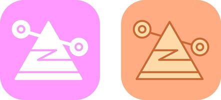 Dispersion Icon Design vector
