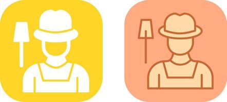 Farmer Icon Design vector