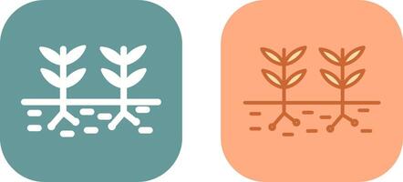 Smart Farm Icon Design vector