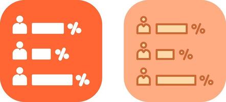 Voting Result Icon Design vector
