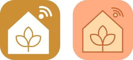 Smart Farm Icon Design vector