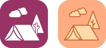 Tent Icon Design vector
