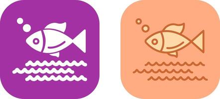 Fish Icon Design vector