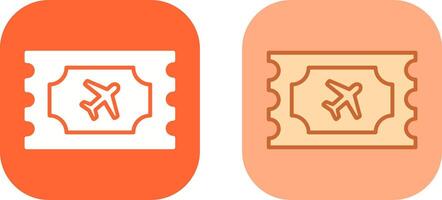 Plane Tickets Icon Design vector