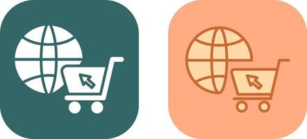 E commerce Online Store Icon Design vector