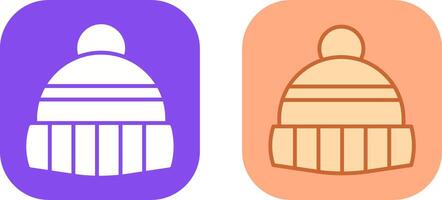 Winter Hat Icon Design vector