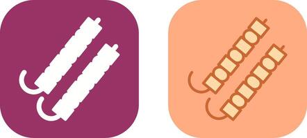 Skewer Icon Design vector