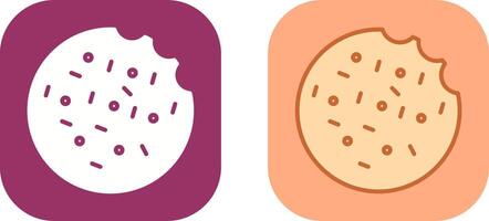 Cookie Icon Design vector
