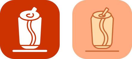 Soda Can Icon Design vector