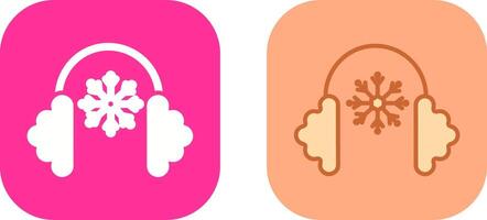 Earmuff Icon Design vector