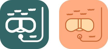 Snorkeling Icon Design vector