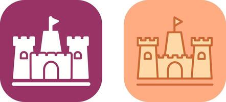 Sandcastle Icon Design vector