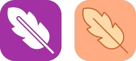 Feather Icon Design vector