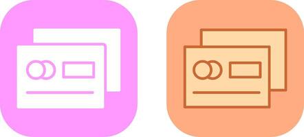 ATM Card Icon Design vector