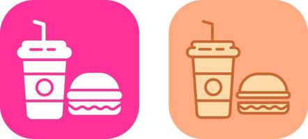 Junk Food Icon Design vector