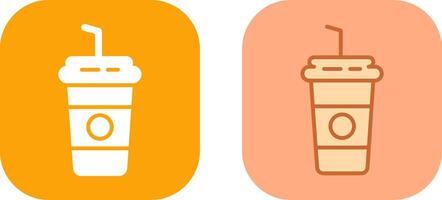 Milkshake Icon Design vector