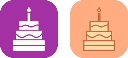 Cake Icon Design vector