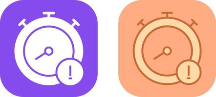 Run Time Icon Design vector