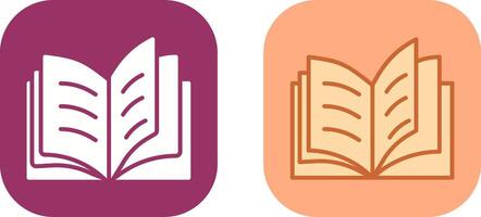 Open Book Icon Design vector