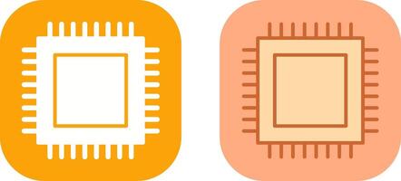 CPU Icon Design vector