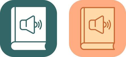 Audio Book Icon Design vector