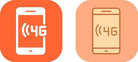 4G Icon Design vector