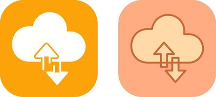 Cloud Computing Icon Design vector