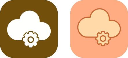 Cloud Computing Icon Design vector