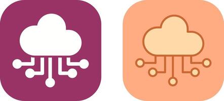 Cloud Computing Icon Design vector