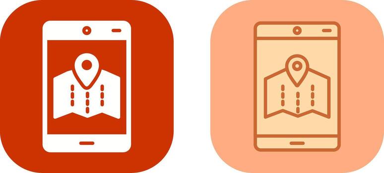 Map Icon Design vector