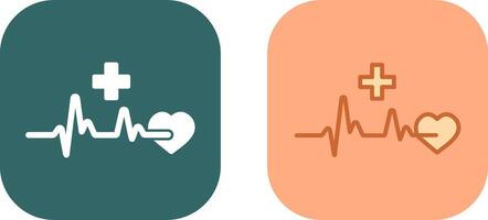 Heart Attack Icon Design vector