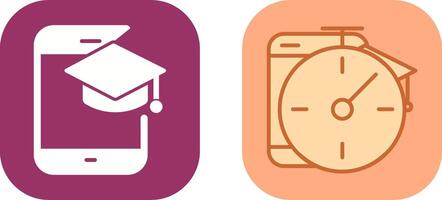 Digital Learning Icon Design vector