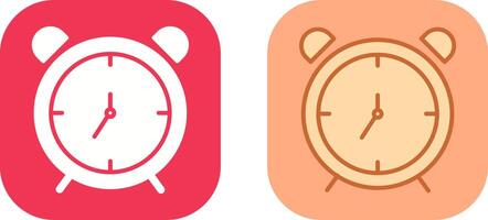 diseño de icono de reloj de alarma vector