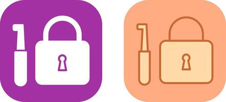 Lockpick Icon Design vector