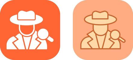 Detective Icon Design vector