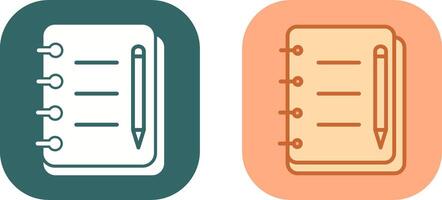 Journal Icon Design vector