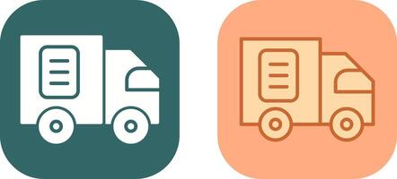 Delivery List Icon Design vector