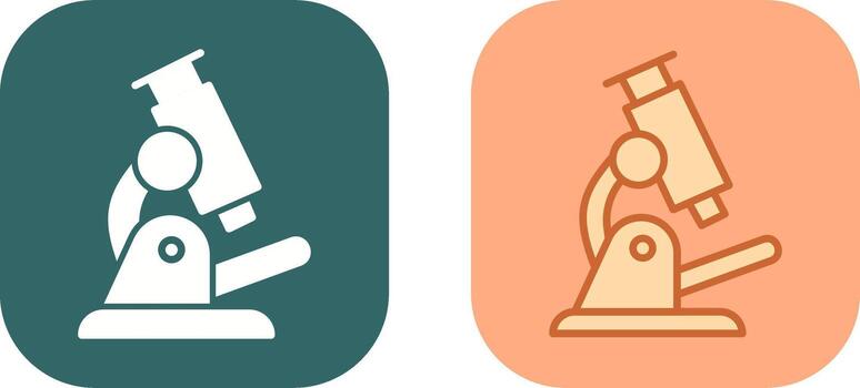 diseño de icono de microscopio vector