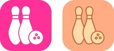 Bowling Icon Design vector