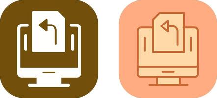 Left Icon Design vector