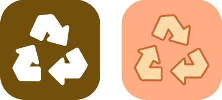 Recycle Arrow Icon Design vector