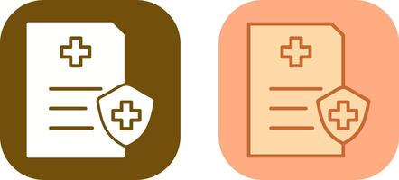 Medical Folder Icon Design vector